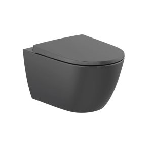 ROCA ONA miska WC podwieszana Rimless czarny mat