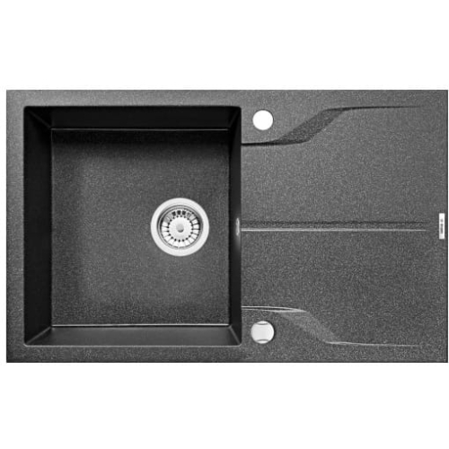 DEANTE ANDEANTE zlew jednokomorowy z ociekaczem granit ZQN_2113