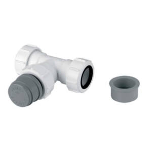 MCALPINE zawór napowietrzający kanalizacyjny trójnik z wyjściami 32mm VP32T
