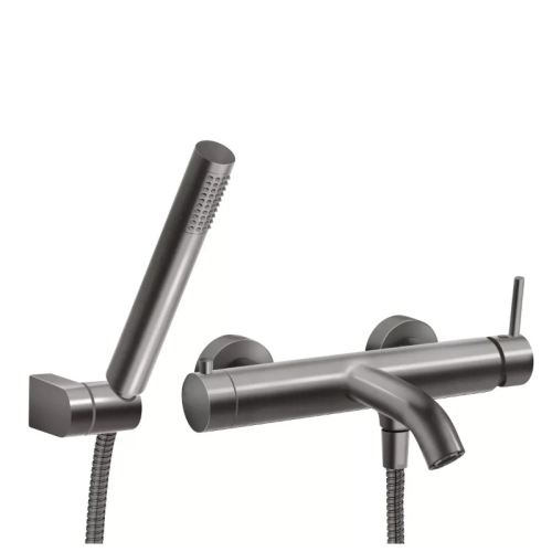 FERRO CIRICULUS bateria wannowo-prysznicowa ścienna gun metal