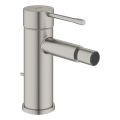 GROHE ESSENCE bateria bidetowa stojąca z korkiem stal nierdzewna 