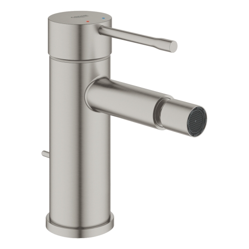 GROHE ESSENCE bateria bidetowa stojąca z korkiem stal nierdzewna 