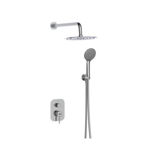 BLUE MILO zestaw prysznicowy podtynkowy 2- funkcyjny chrom 