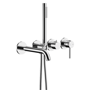 KFA MOZA zestaw wannowo-prysznicowy podtynkowy z baterią 2-funkcyjną chrom