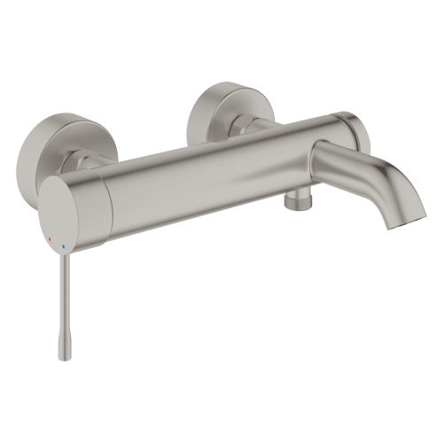 GROHE ESSENCE bateria wannowo -prysznicowa ścienna stal nierdzewna 