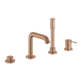 GROHE ESSENCE bateria wannowo- prysznicowa nawannowa brushed warm sunset 