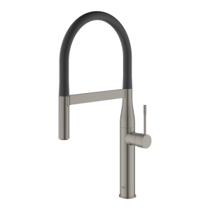 GROHE ESSENCE bateria kuchenna stojąca z wyciąganą wylewką brushed hard graphite 