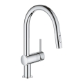 GROHE MINTA bateria kuchenna stojąca z wyciągną wylewką chrom 