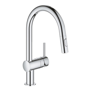 GROHE MINTA bateria kuchenna stojąca z wyciągną wylewką chrom 
