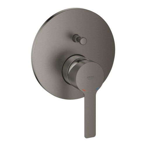 GROHE LINEARE bateria wannowo- prysznciowa podtynkowa brushed hard graphite 
