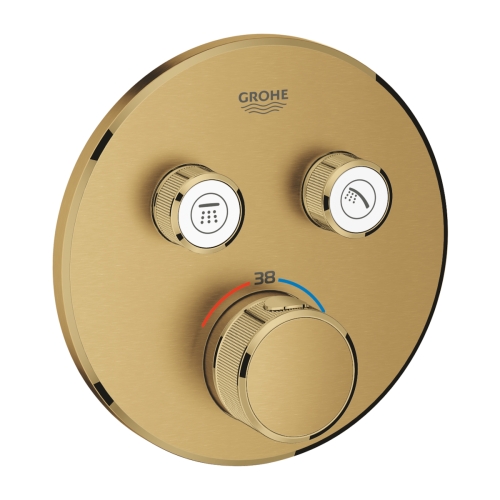 GROHE GROHTHERM SMARTCONTROL bateria wannowo- prysznicowa podtynkowa z termostatem brushed  cool sunrise 