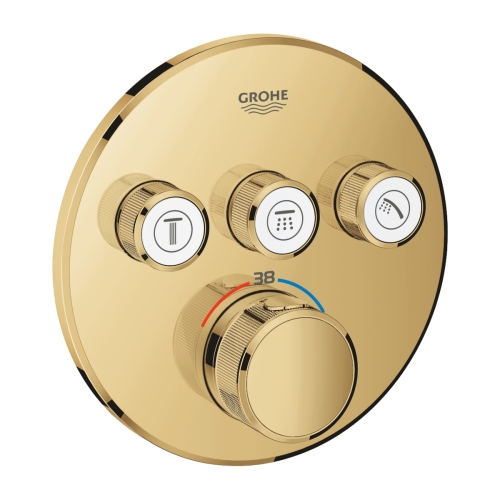 GROHE GROHTHERM SMARTCONTROL bateria wannowo- prysznicowa podtynkowa z termostatem cool sunrise 