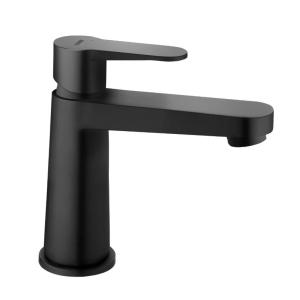 FERRO NOSTRIS bateria umywalkowa stojąca z korkiem klik klak czarna