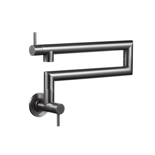 KFA DUERO POT FILLER BLACK bateria kuchenna ścienna składana gun metal grey 