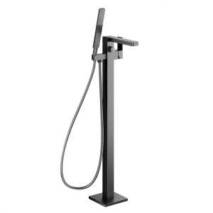 KFA LOGON bateria wannowo- prysznicowa wolnostojąca gun metal grey