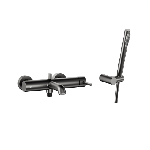 KFA MOZA bateria wannowo- prysznicowa ścienna  gun metal grey