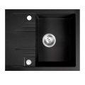 FERRO MEZZO II zlewozmywak granitowy 48 x 58 grafit shine