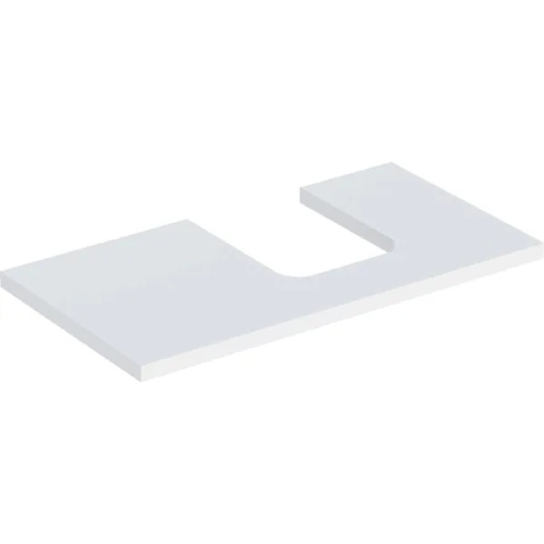 GEBERIT ONE blat pod umywalkę z wycięciem prawy 90 cm biały mat