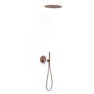 TRES STUDY zestaw prysznicowy podtynkowy z baterią i deszczownicą volcanic