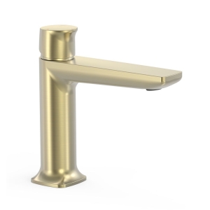 TRES LOFT bateria umywalkowa stojąca złoty cava