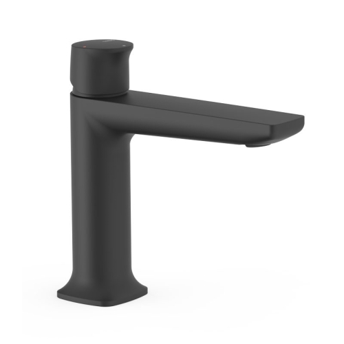 TRES LOFT bateria umywalkowa stojąca czarny mat