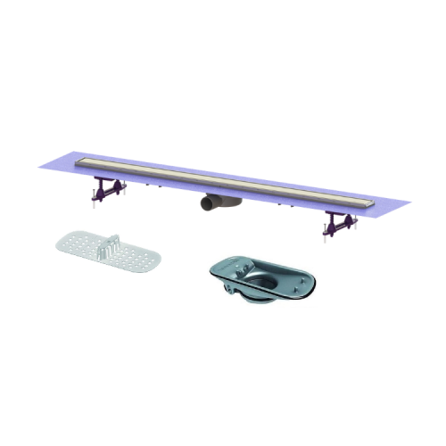 KESSEL LINEARIS COMPACT prysznicowy odpływ liniowy 1150 mm z syfonem i sitkiem