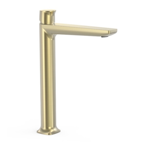 TRES LOFT bateria umywalkowa stojąca wysoka złoty cava