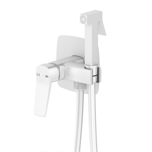 KFA MALAGA bateria bidetowa podtynkowa biały mat