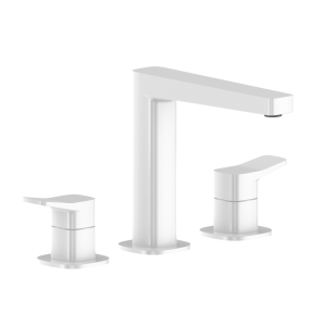 KFA MALAGA bateria umywalkowa stojąca 3-otworowa biały mat 