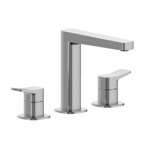 KFA MALAGA bateria umywalkowa stojąca 3-otworowa gun metal grey