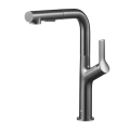 KFA DUERO DESING bateria kuchenna stojąca z wyciąganą wylewką gun metal grey