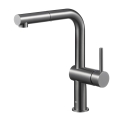 KFA DUERO EDGE bateria kuchenna stojąca z wyciąganą wylewką gun metal grey