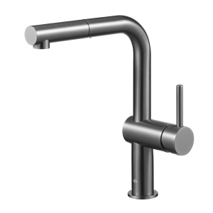 KFA DUERO EDGE bateria kuchenna stojąca z wyciąganą wylewką gun metal grey
