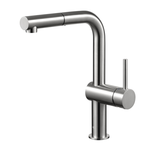 KFA DUERO EDGE bateria kuchenna stojąca z wyciąganą wylewką inox
