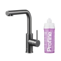 KFA DUERO PURE BASIC bateria kuchenna stojąca z filtrem PROFINE LILAC S gun metal grey