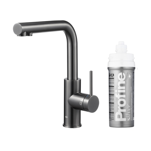 KFA DUERO PURE BASIC bateria kuchenna stojąca z filtrem PROFINE SILVER S gun metal grey