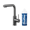 KFA DUERO PURE BASIC bateria kuchenna stojąca z filtrem PROFINE BLUE S gun metal grey