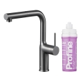 KFA DUERO PURE MOVE pull-out bateria kuchenna stojąca z filtrem PROFINE LILAC S gun metal grey