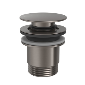 TRES spust umywalkowy klik-klak grafit