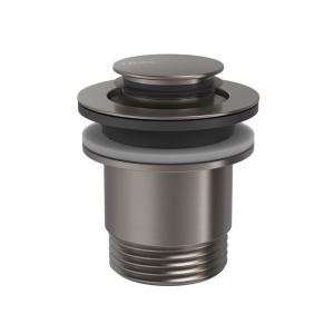 TRES spust umywalkowy klik-klak grafit 