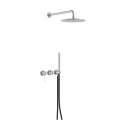KFA MOZA 316L zestaw prysznicowy podtynkowy z baterią i deszczownicą stal nierdzewna