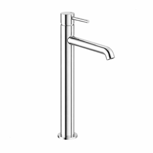 KFA MOZA MINI bateria umywalkowa stojąca wysoka z korkiem klik-klak chrom