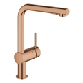 GROHE MINTA bateria kuchenna stojąca z wyciągną wylewką warm sunset
