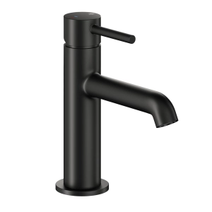 KFA MOZA MINI bateria umywalkowa stojąca z korkiem klik-klak czarny mat