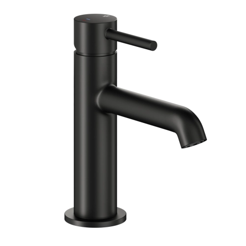 KFA MOZA MINI bateria umywalkowa stojąca z korkiem klik-klak czarny mat