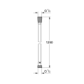 GROHE SILVERFLEX wąż prysznicowy 125 cm warm sunset