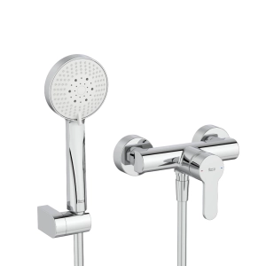 ROCA L20 bateria natryskowa naścienna chrom
