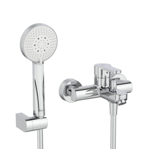 ROCA L20 bateria wannowo-natryskowa naścienna chrom