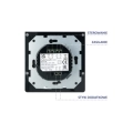 SALUS QUANTUM przewodowy/bezprzewodowy, podtynkowy regulator tygodniowy czarny