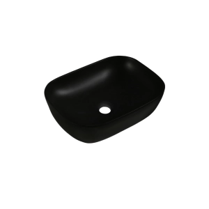 INVENA VITORIA umywalka nablatowa 45,5 cm czarna